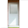 Puerta de entrada PVC Drava cristal derecha blanca de 208x98 cm