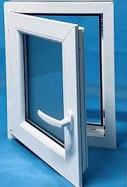 Ventana PVC Baño 500x700 Izquierda Oscilobatiente Mate