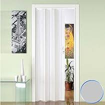 Puerta Plegable Interior PVC Gris 88