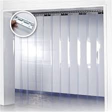 Listones de PVC Transparente para Cortinas de Puerta - Instalación Fácil