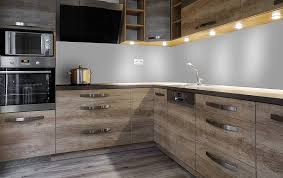 WALLando - Panel de Pared de Cocina PVC Gris Claro