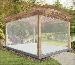 Toldo Transparente Impermeable para Porche - Cortinas de PVC