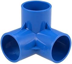 Pack de 2 Codos de PVC Azul para Manguera de 40 mm