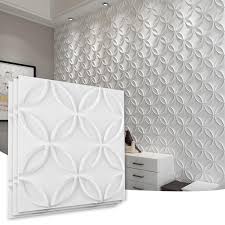 Paneles 3D de PVC para Pared Interior - Blanco