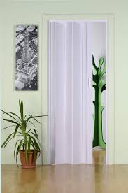 Puerta Plegable de PVC Blanco Pastel 83x214 cm - Modelo Mónica