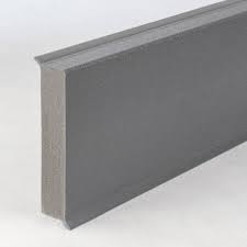 Zócalo de PVC Grizado 12x60mm - Resistente y de Fácil Montaje