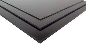 Placa de PVC Duro Negra 4mm - 495x495mm