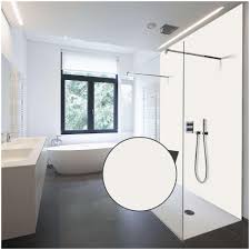 Panel de Ducha Impermeable PVC Blanco 100x250 cm