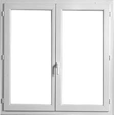 Ventana PVC Blanca 115x110 cm con Doble Abertura