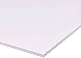 Lámina de Espuma de PVC Blanca 3mm - 12'' x 16''