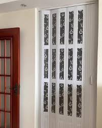 Puerta Plegable de PVC Blanca para Interiores