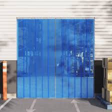 Tira de Cortina PVC Azul para Puertas - 50 m