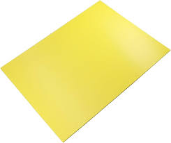 Othmro - Tablero de Espuma PVC Amarillo Alta Densidad