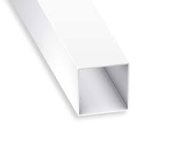 Tubo Cuadrado de PVC 15x15mm - 1m