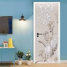 Vinilo Decorativo Mariposa Abstracta para Puertas de Cristal