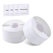 2 Rollos de Cinta Selladora Impermeable para Baño y Cocina