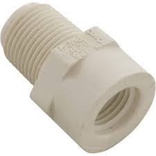 Reductor de PVC 3/8" MNPT a 1/4" FNPT